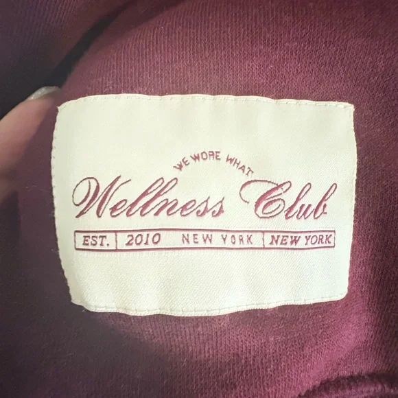 WeWoreWhat Oversized Crewneck Sweatshirt in Maroon (XL) NWOT - Picture 4 of 5